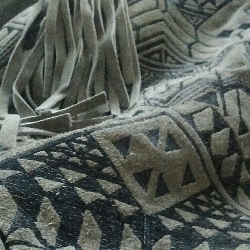 Leather  Boho suede bag, funky cute last call